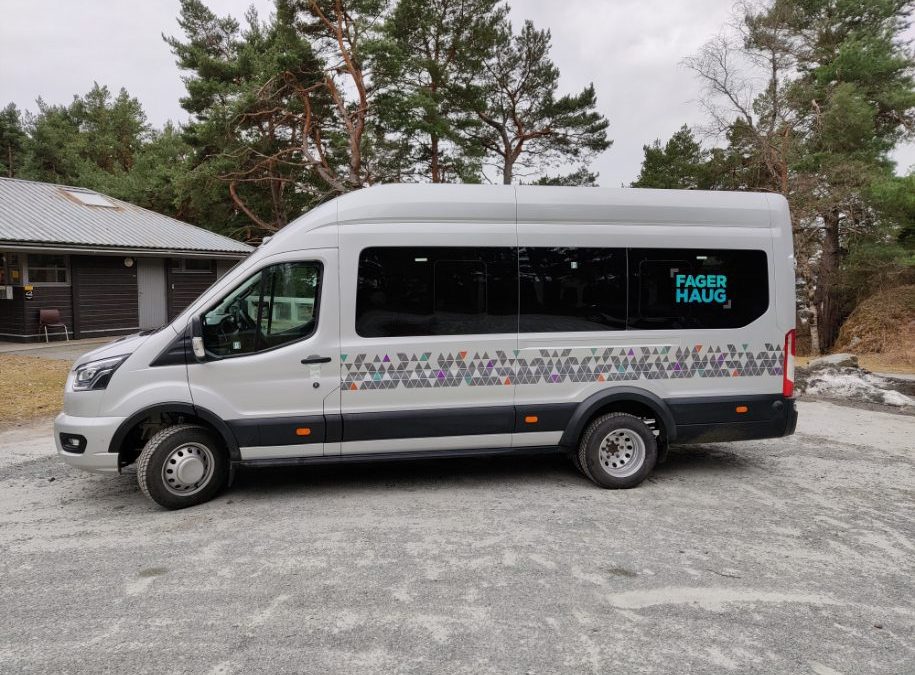 Newly purchased minibuses!